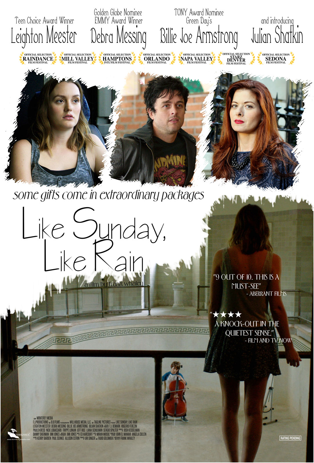 Debra Messing, Billie Joe Armstrong and Leighton Meester in Like Sunday, Like Rain (2014)