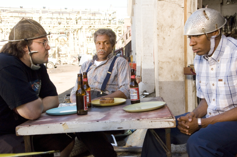 Still of Danny Glover, Yasiin Bey and Jack Black in Be Kind Rewind (2008)