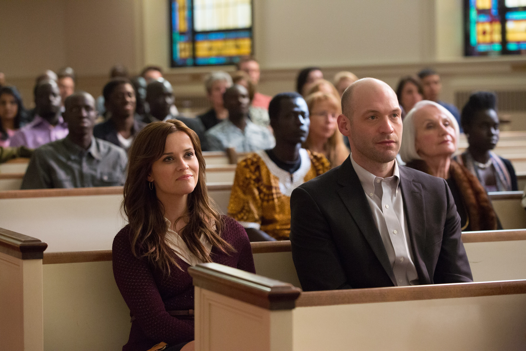 Still of Reese Witherspoon and Corey Stoll in The Good Lie (2014)