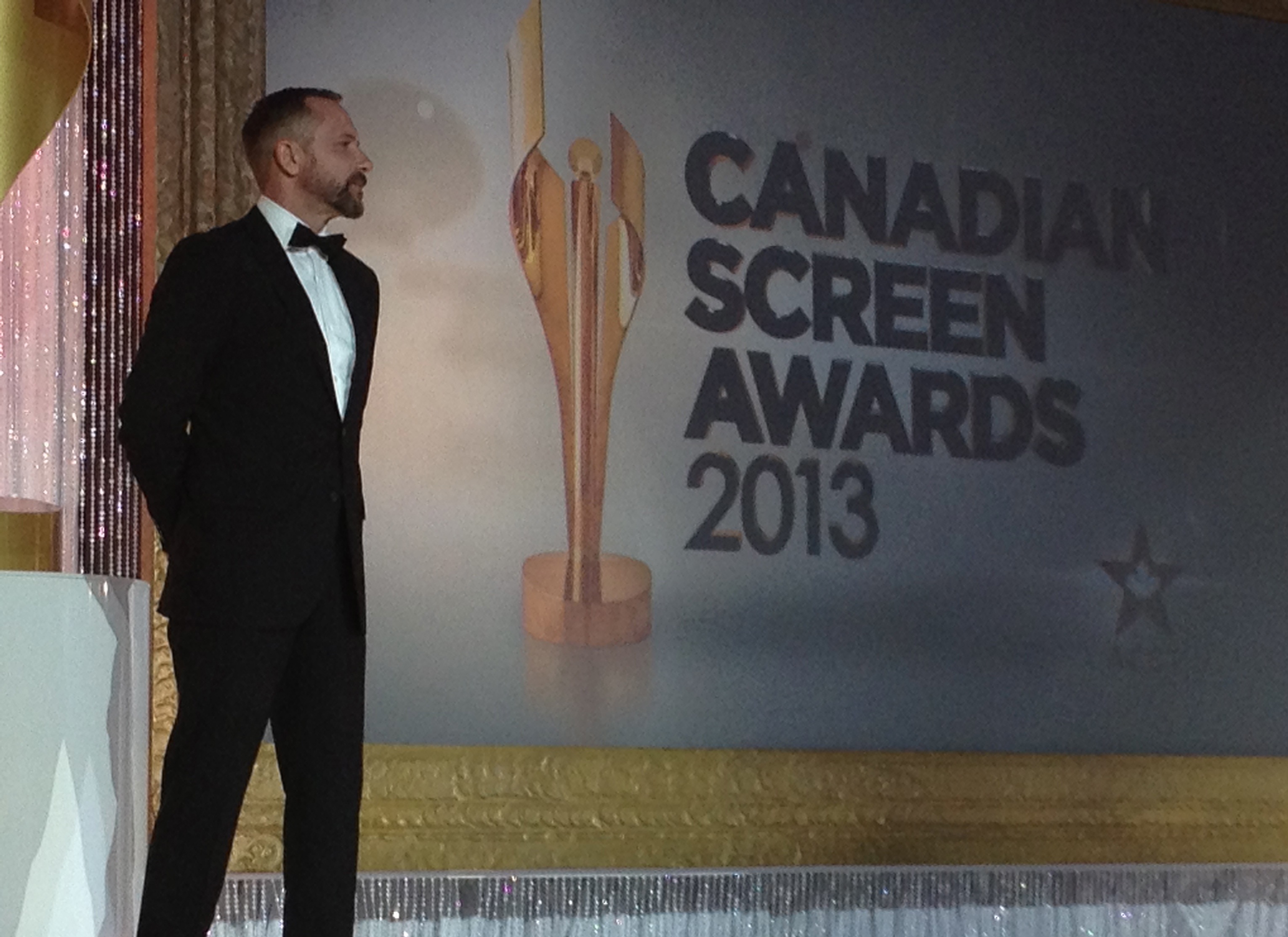Presenter at Canadian Screen Awards, 2013. Nominated for 'Best Reality/Competition TV Series'