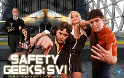 Tom Konkle starring as Bud Yacker in Safety Geeks: SVI 3D
