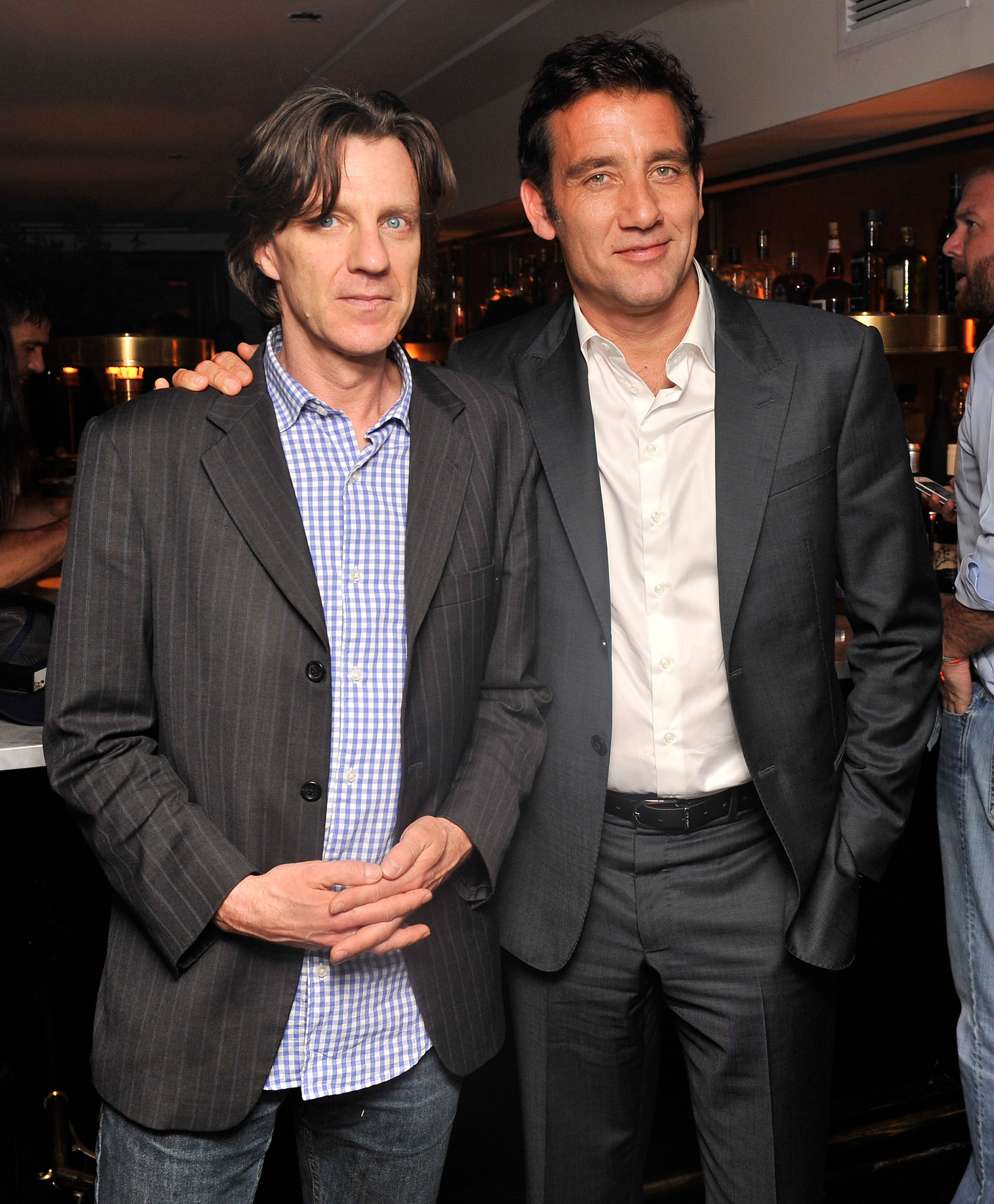 Clive Owen and James Marsh at event of Shadow Dancer (2012)