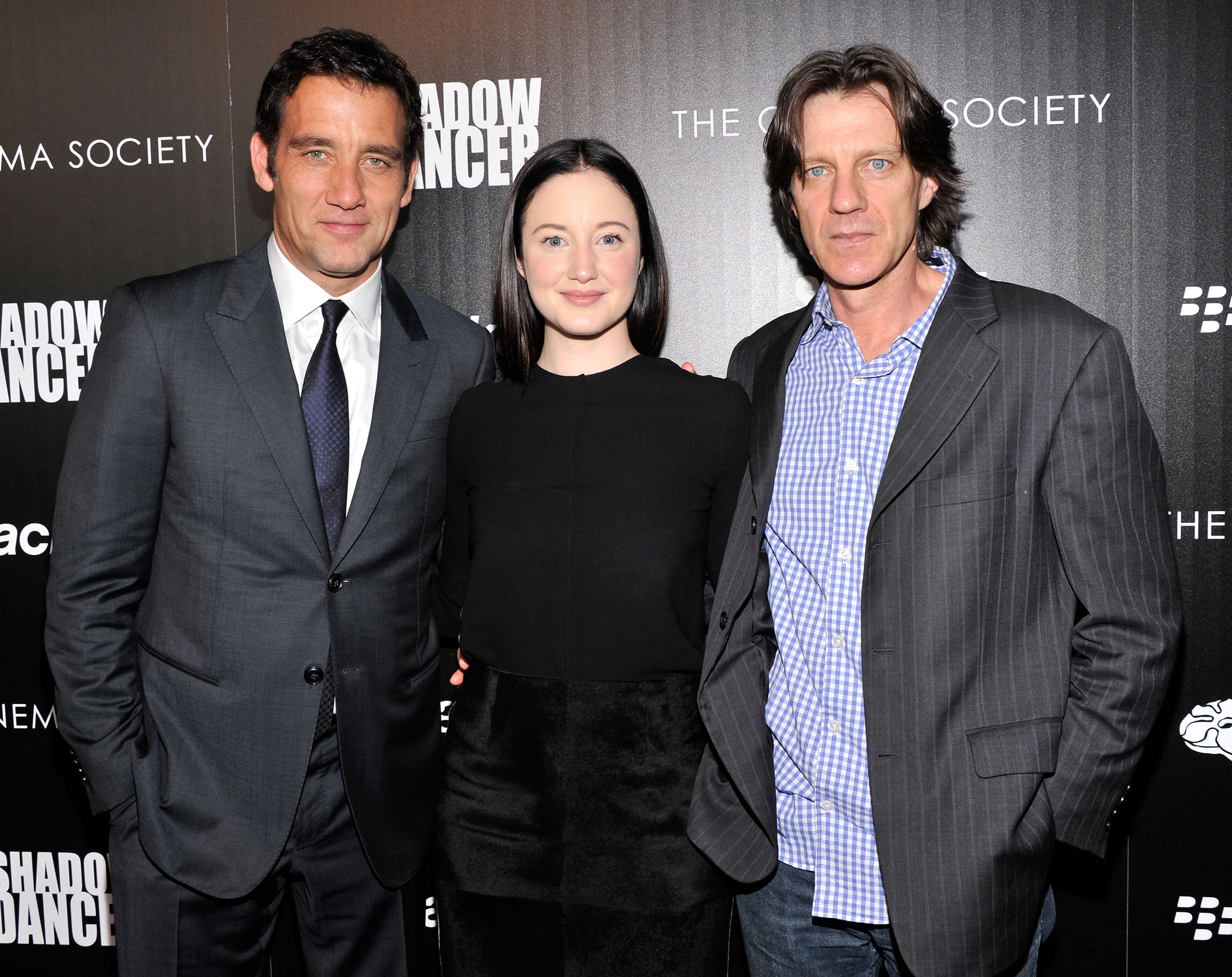 Clive Owen, James Marsh and Andrea Riseborough at event of Shadow Dancer (2012)
