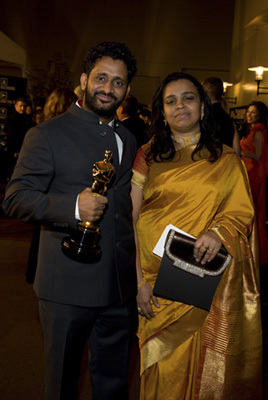 Oscar® Winner Resul Pookutty, left, at the Governor's Ball after the 81st Annual Academy Awards® at the Kodak Theatre in Hollywood, CA Sunday, February 22, 2009 airing live on the ABC Television Network.