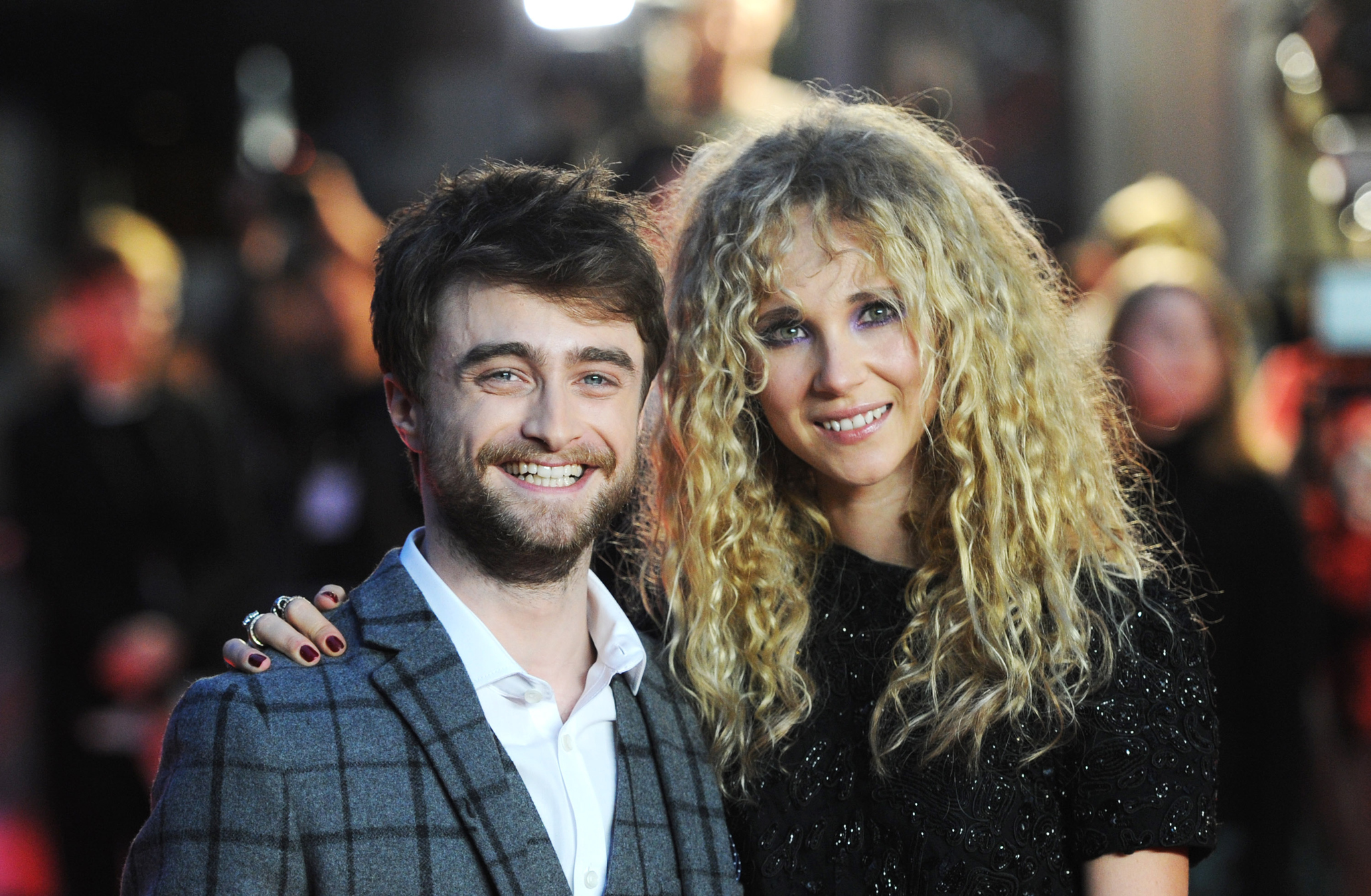 Daniel Radcliffe and Juno Temple at event of Horns (2013)