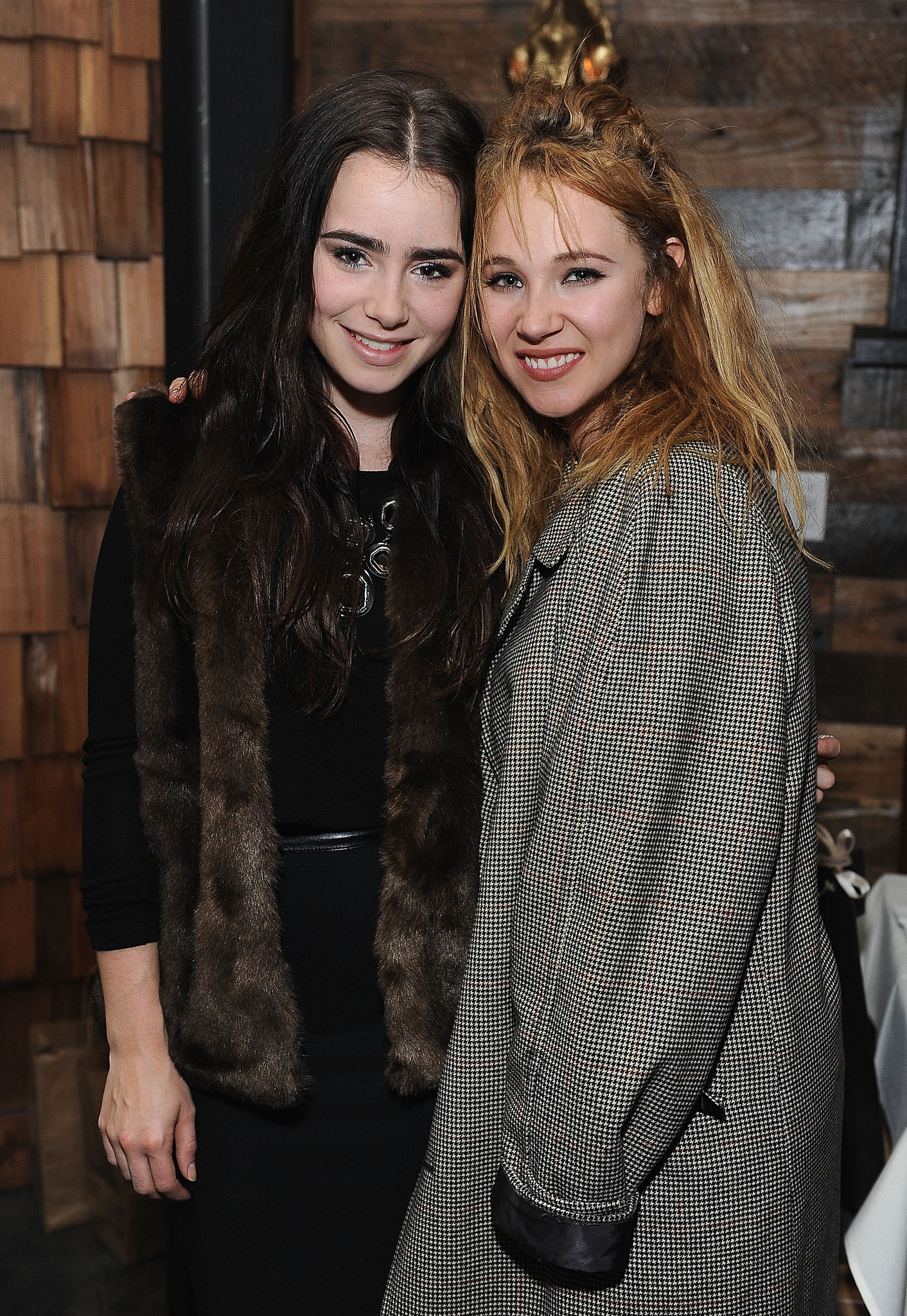 Juno Temple and Lily Collins