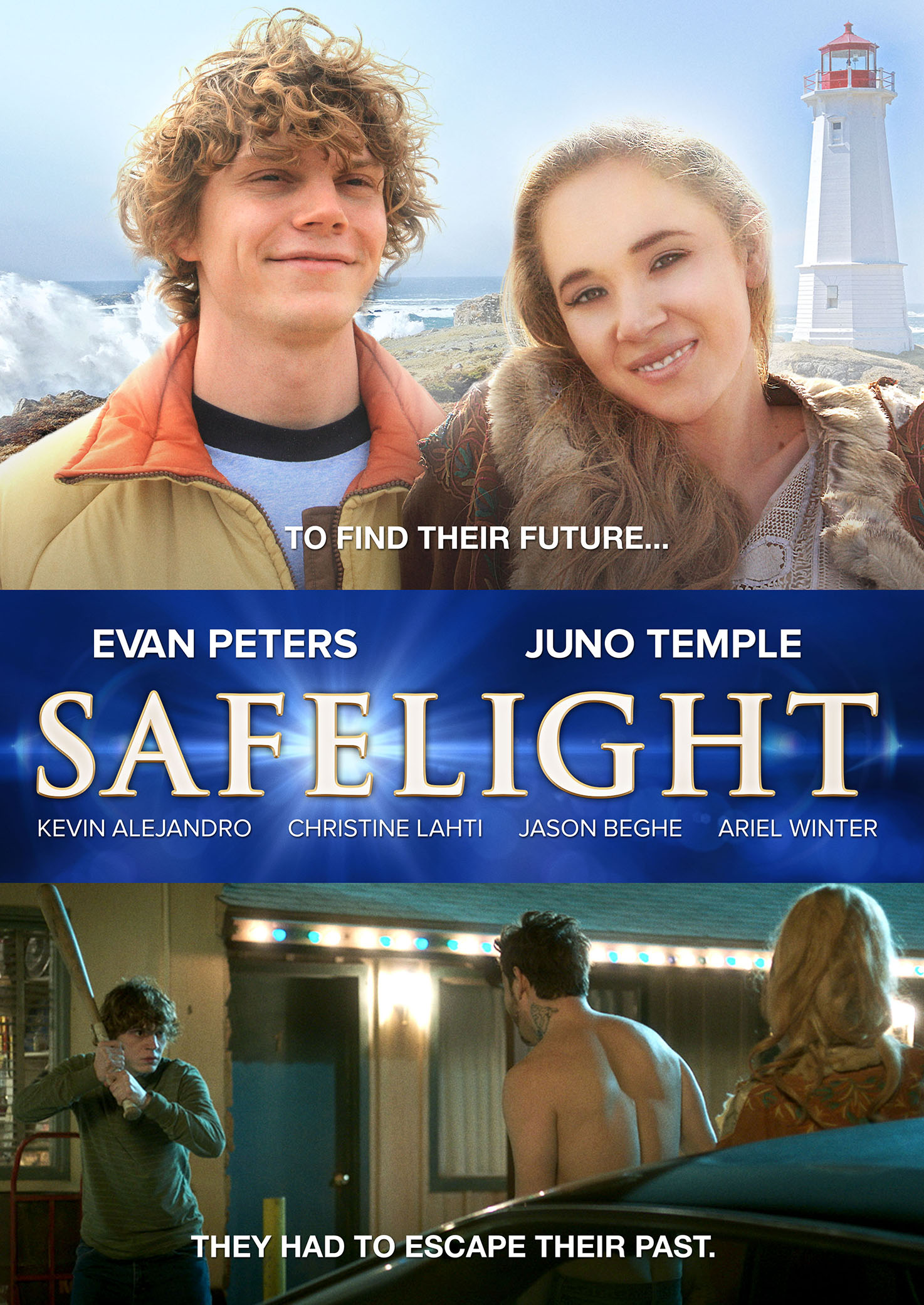 Juno Temple and Evan Peters in Safelight (2015)