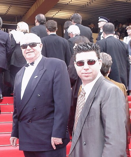 Evgeny Afineevsky and Menachem Golan at Cannes