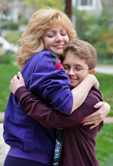 Still of Wendi McLendon-Covey and Sean Giambrone in The Goldbergs (2013)