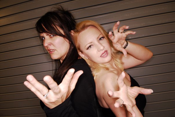 Shelley McLendon-Beseman & Wendi McLendon-Covey. Livewire Radio, Portland Oregon, 2009.