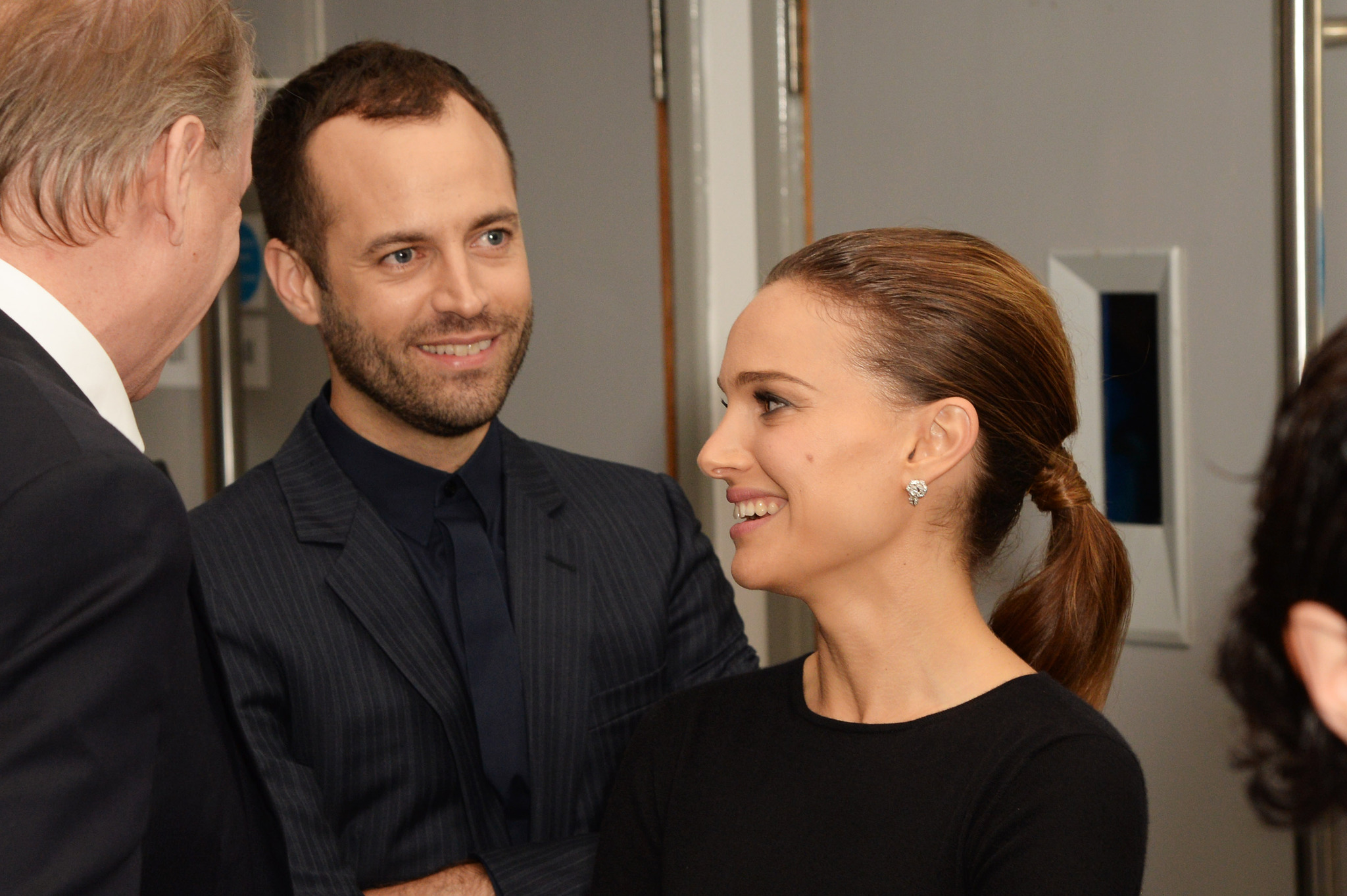 Natalie Portman and Benjamin Millepied at event of Toras: Tamsos pasaulis (2013)