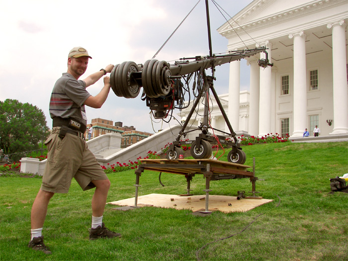 Lars and his 30 foot Jimmy Jib are based out of the Washington, DC area.