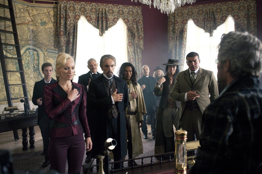 Still of Marcello Walton, Ben Miles, Victoria Smurfit and Tamer Hassan in Dracula (2013)