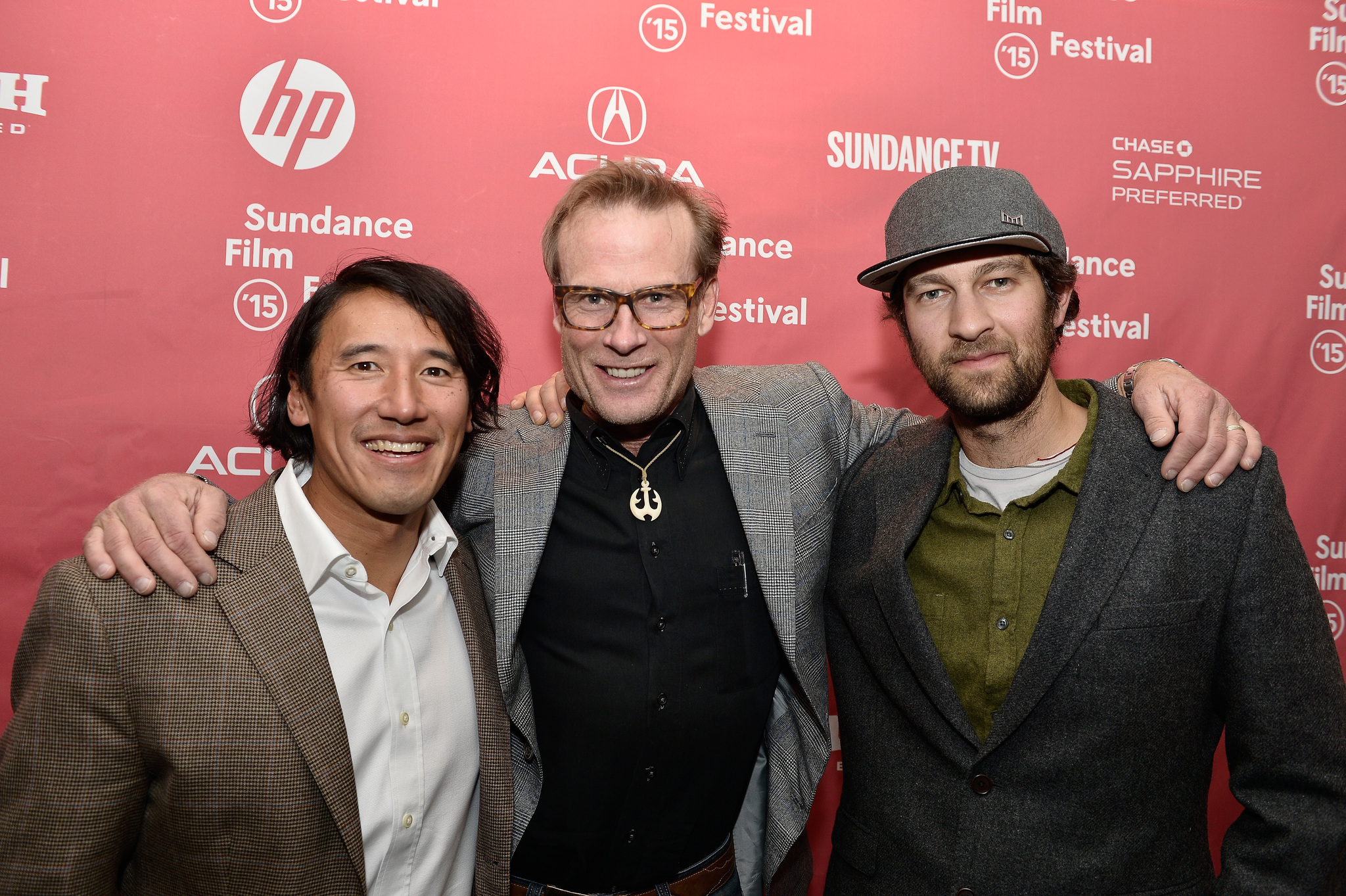 Conrad Anker, Renan Ozturk and Jimmy Chin at event of Meru (2015)