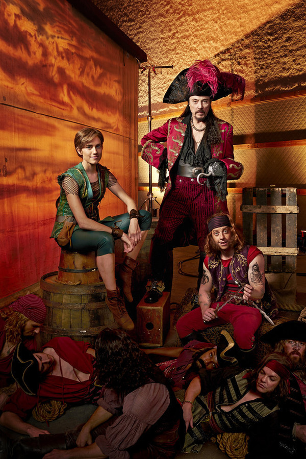 Still of Christopher Walken, Christian Borle and Allison Williams in Peter Pan Live! (2014)