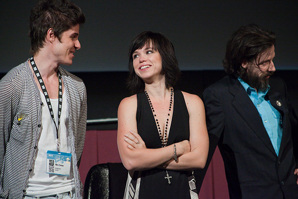 Marc Senter, Amanda Fuller, and Noah Taylor at event of Red, White & Blue premier at SXSW.