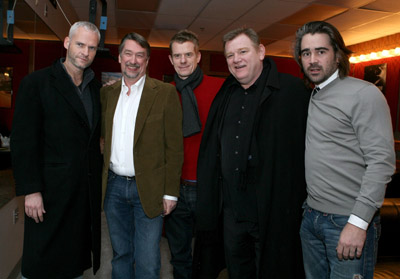 Colin Farrell, Geoffrey Gilmore, Brendan Gleeson and Martin McDonagh at event of Reikalai Briugeje (2008)