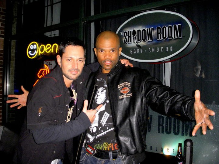 David Gere and DMC at Gere's lounge, The Shadow Room - a location in 