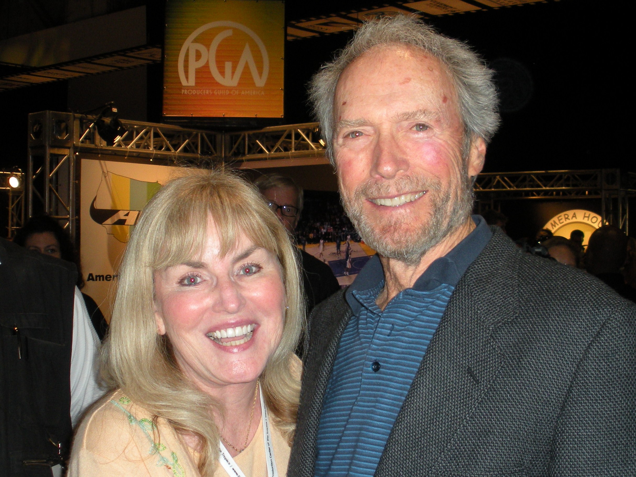 Dama Claire and Clint Eastwood at the PGA