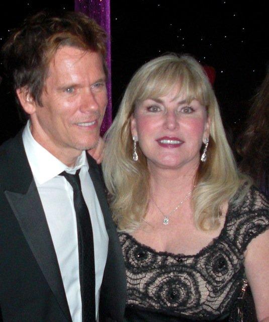 Kevin Bacon and Dama Claire at 2009 Emmys