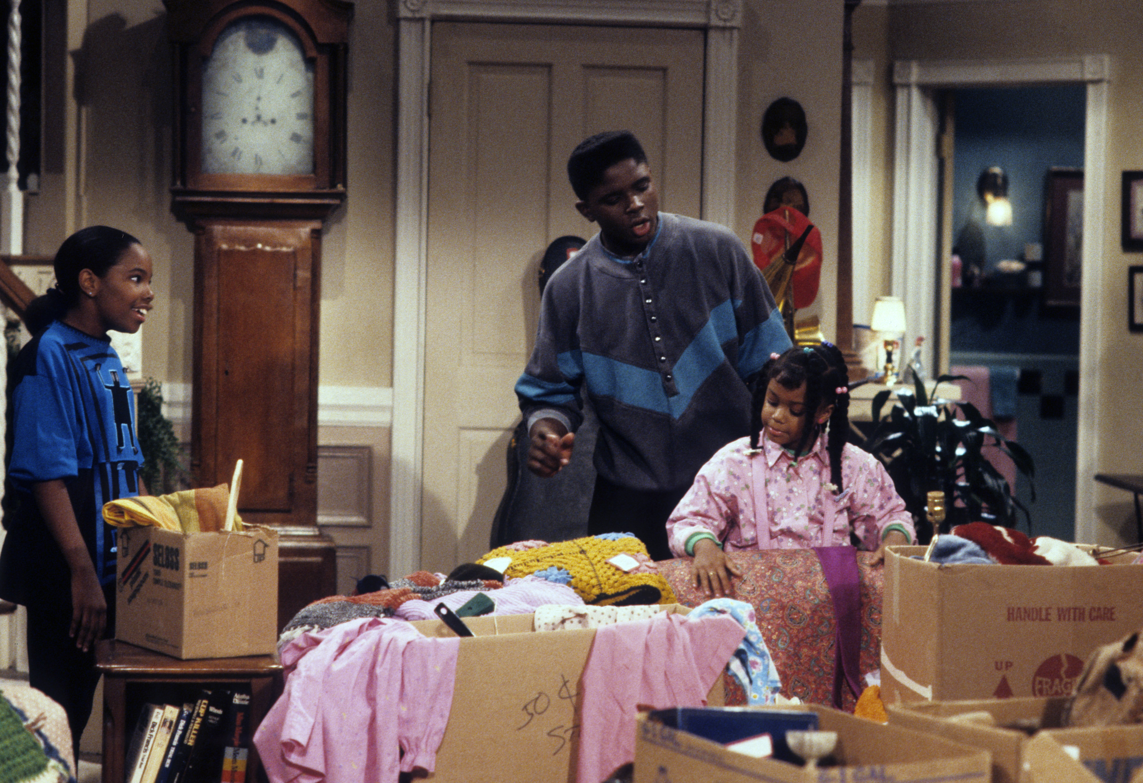 Still of Jaimee Foxworth, Darius McCrary and Kellie Shanygne Williams in Family Matters (1989)