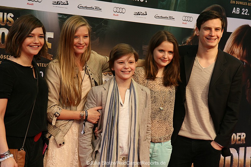 Ferkic attending the premiere of Victor and the Secret of Crocodile Mansion
