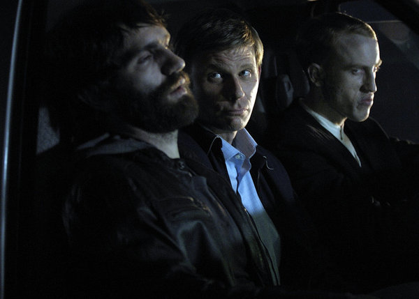 Still of Mark Pellegrino and Sam Witwer in Being Human (2011)