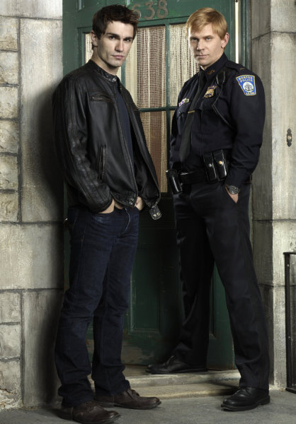 Still of Mark Pellegrino and Sam Witwer in Being Human (2011)