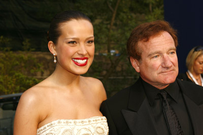 Robin Williams and Petra Nemcova