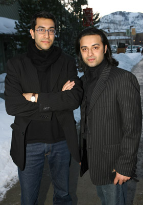 Ramin Bahrani and Ahmad Razvi at event of Man Push Cart (2005)