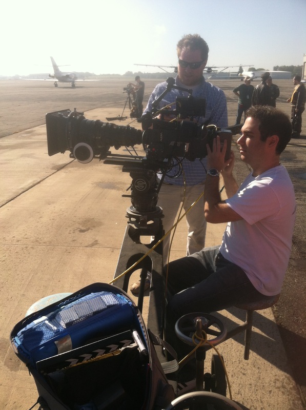 Director Michael B. Chait shooting Where Heroes Have Flown (2013)