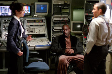 (l to r) Julie Ann Emery, Ato Essandoh and Michael Irby