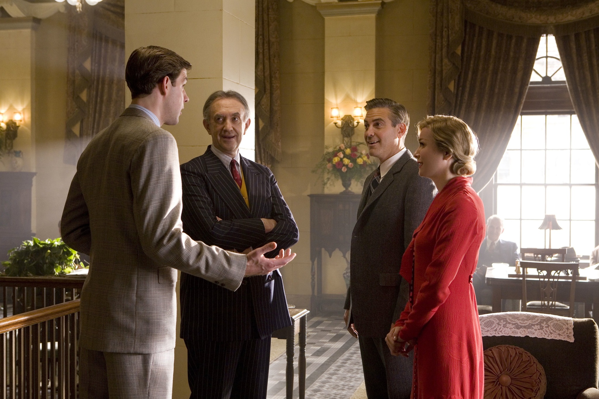 Still of George Clooney, Renée Zellweger and John Krasinski in Leatherheads (2008)