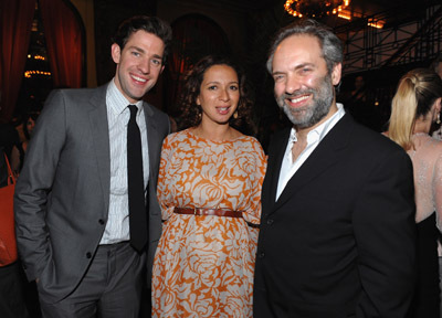 Sam Mendes, Maya Rudolph and John Krasinski at event of Away We Go (2009)