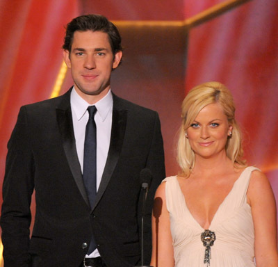 Amy Poehler and John Krasinski