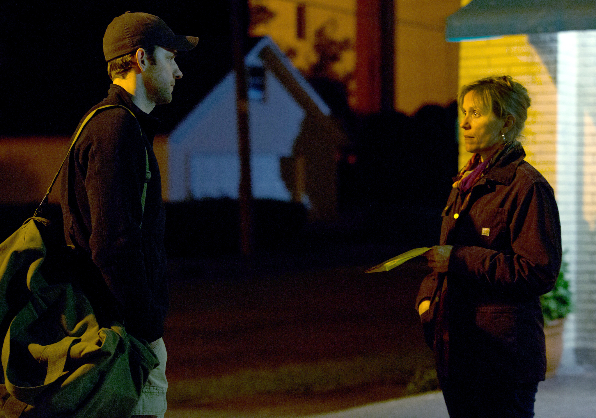 Still of Frances McDormand and John Krasinski in Promised Land (2012)