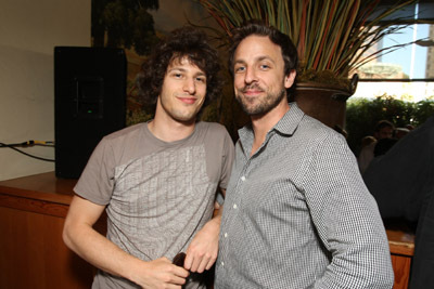 Seth Meyers and Andy Samberg at event of Journey to the Center of the Earth (2008)