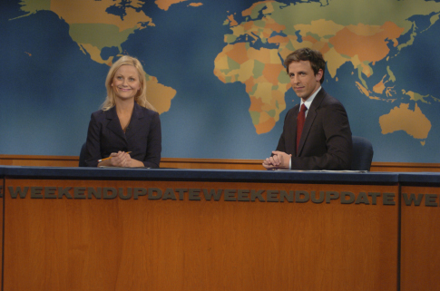 Still of Amy Poehler and Seth Meyers in Saturday Night Live (1975)