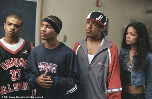 Still of Jennifer Freeman, Marques Houston, Raz B and J-Boog in You Got Served (2004)