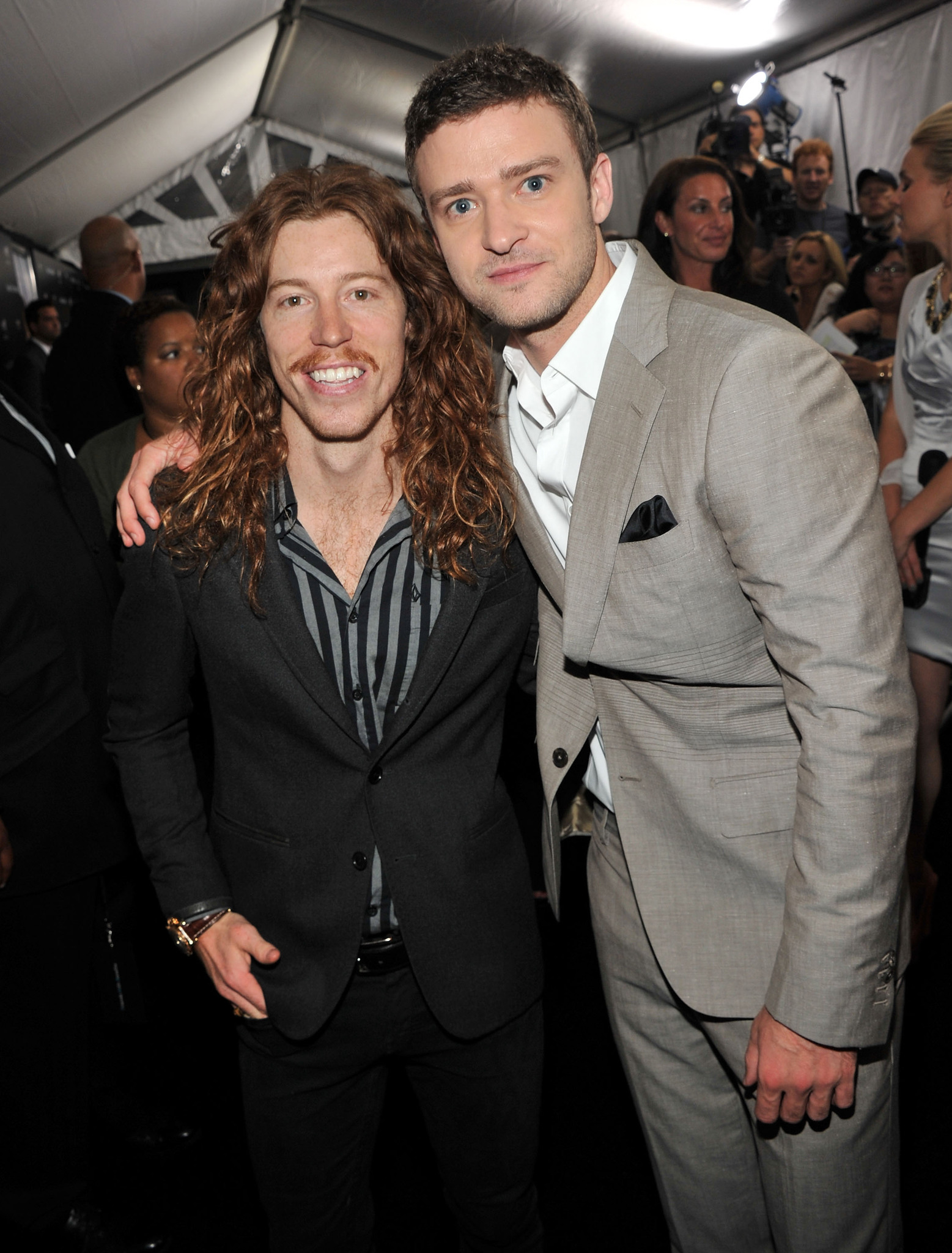 Justin Timberlake and Shaun White at event of Draugiskas seksas (2011)