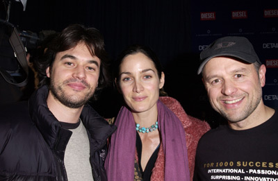 Carrie-Anne Moss and Steven Roy