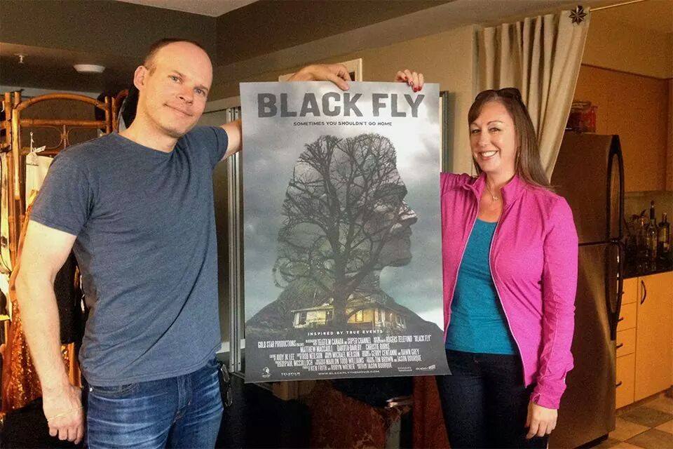 With Director/Writer, Jason Bourque, Black Fly