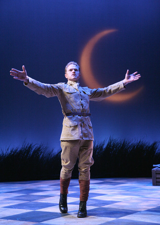 Clark Carmichael as Parolles in All's Well That Ends Well at Shakespeare Theatre of NJ