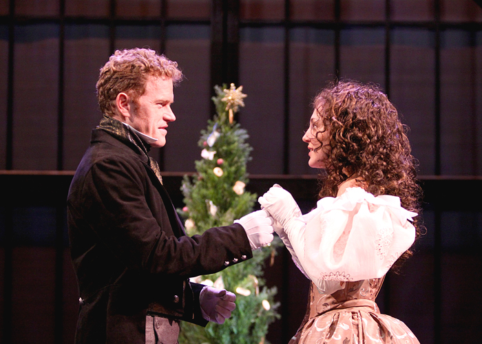 Clark Carmichael and Susan Maris in Christmas Carol at Shakespeare Theatre of NJ