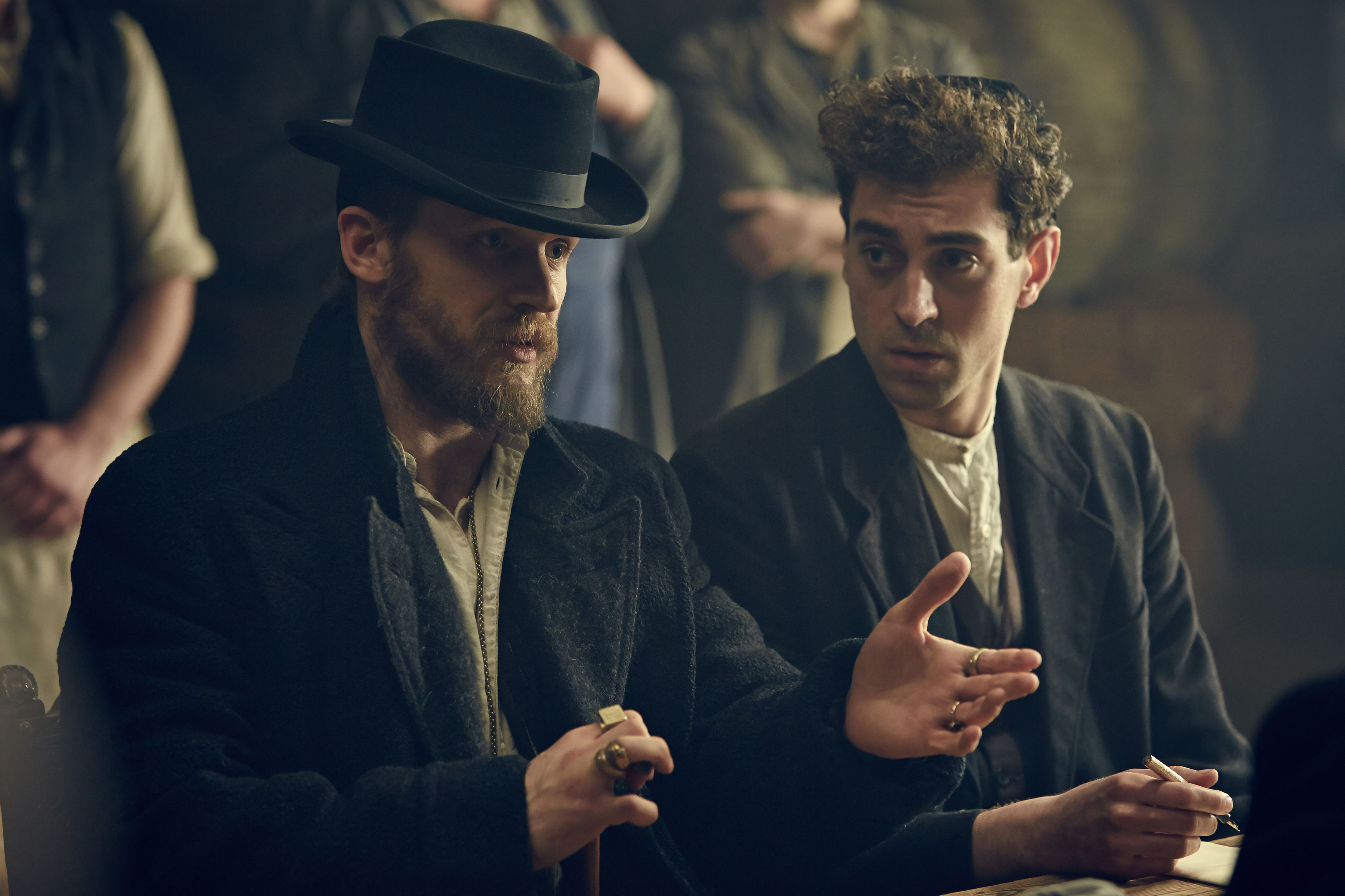 Tom Hardy & Adam El Hagar in Peaky Blinders