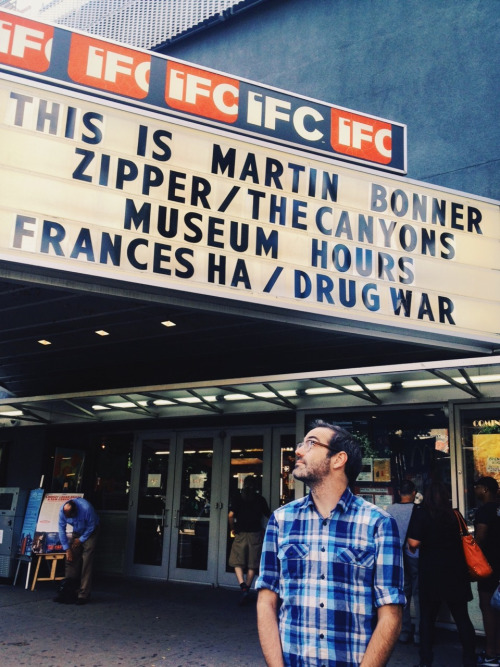 Chad Hartigan at the IFC Center in New York for the theatrical release of This is Martin Bonner.