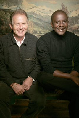Zola Maseko and Rudolf Wichmann at event of Drum (2004)