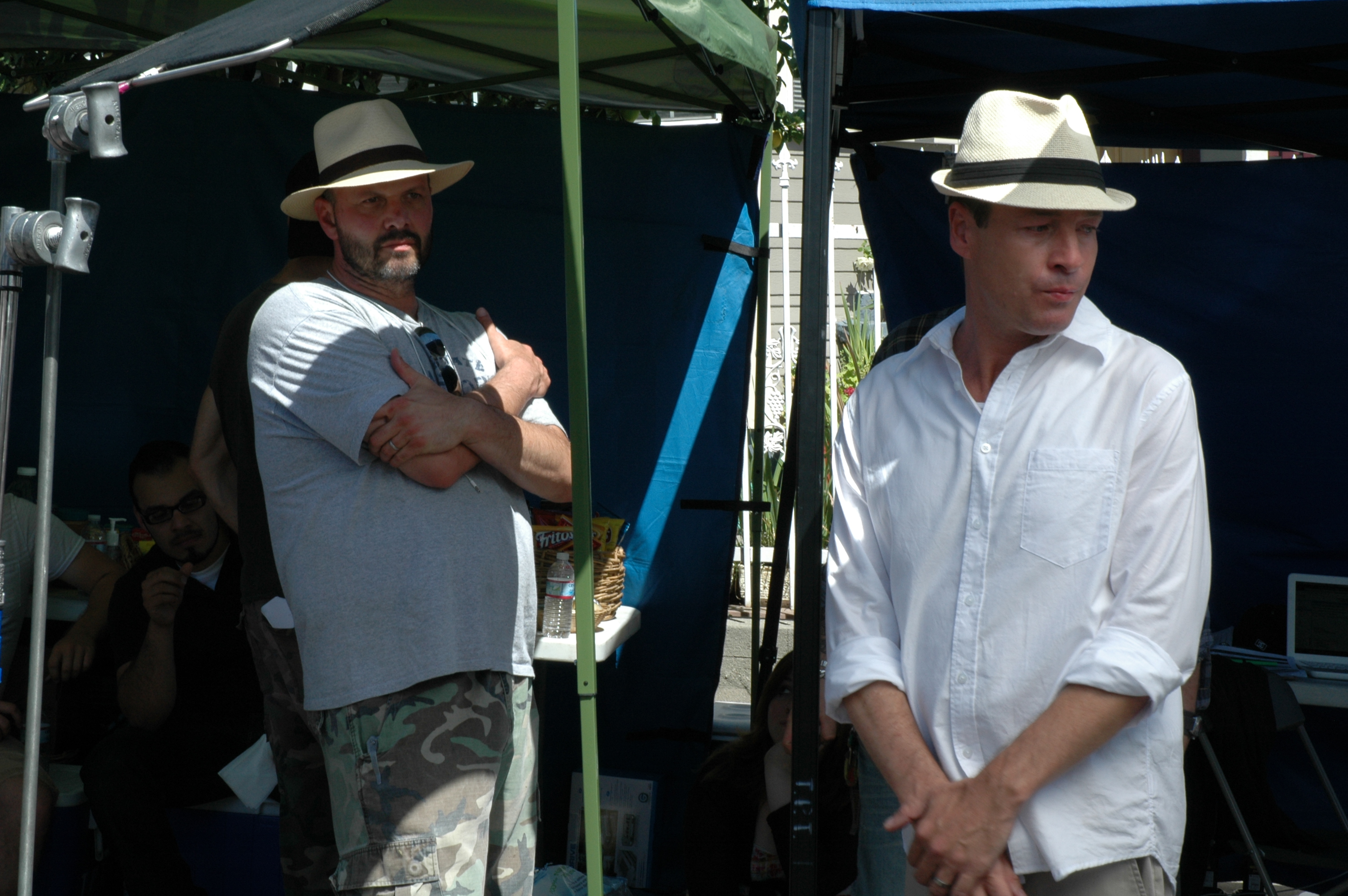 director David Llauger Meiselman actor French Stewart playing a director on the set of Strike One 2011