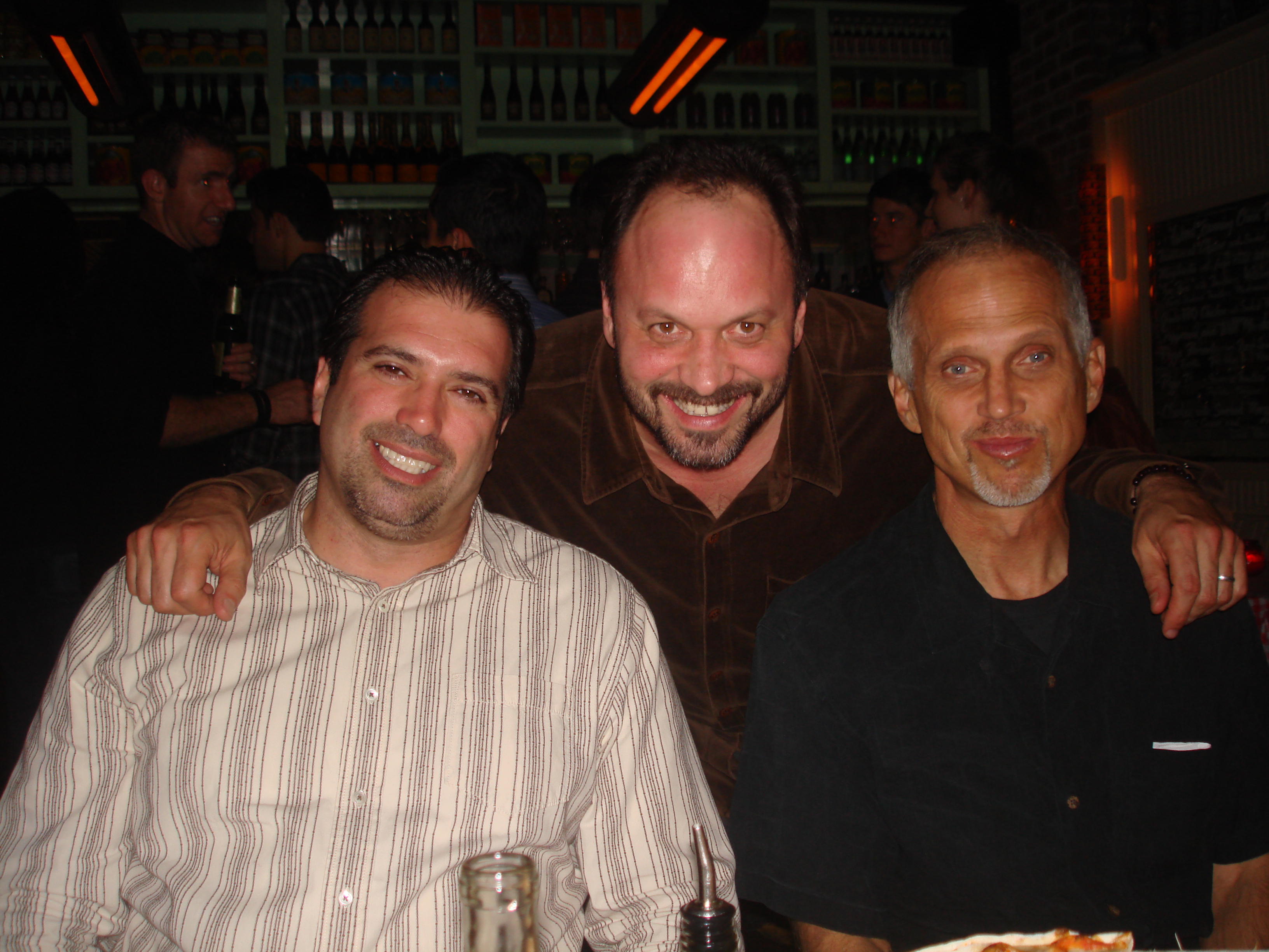 Best friends...Bill Farrahi (Chicago businessman) and Lawrence Smilgys (actor/screenwriter)