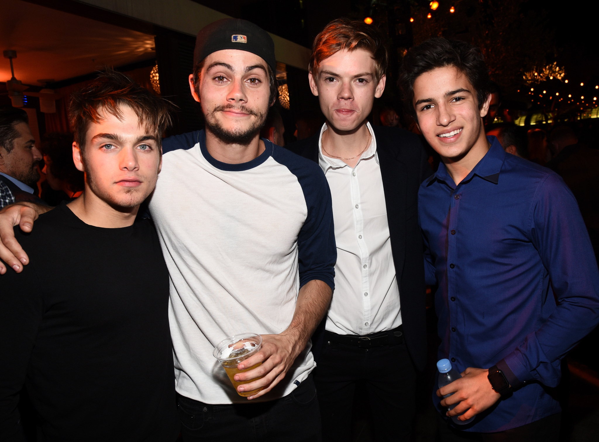 Thomas Brodie-Sangster, Aramis Knight, Dylan Sprayberry and Dylan O'Brien
